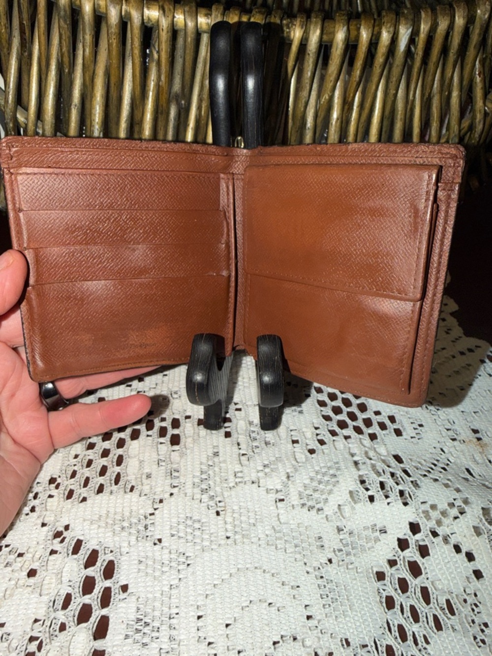 Louis Vuitton Monogram Canvas Wallet - Brown with Tan Accents - Picture 6 of 11